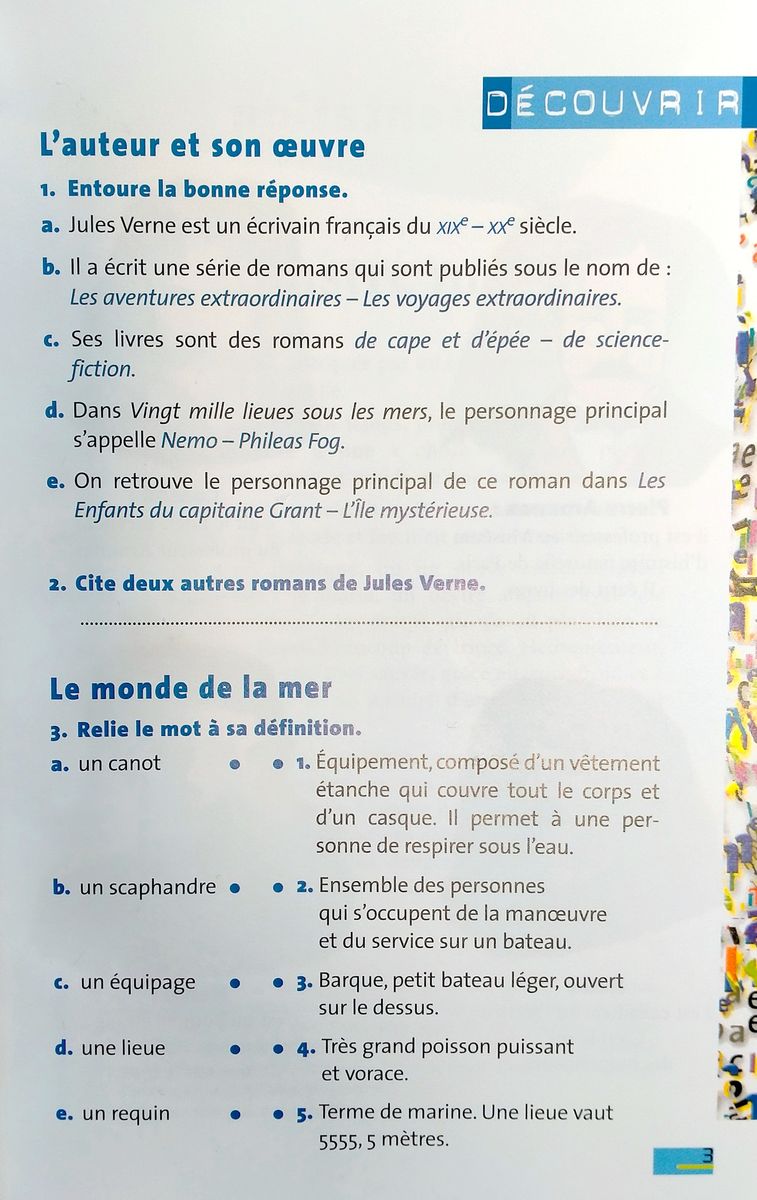 Decouverte 3 Vingt Mille Lieues Sous les Mers