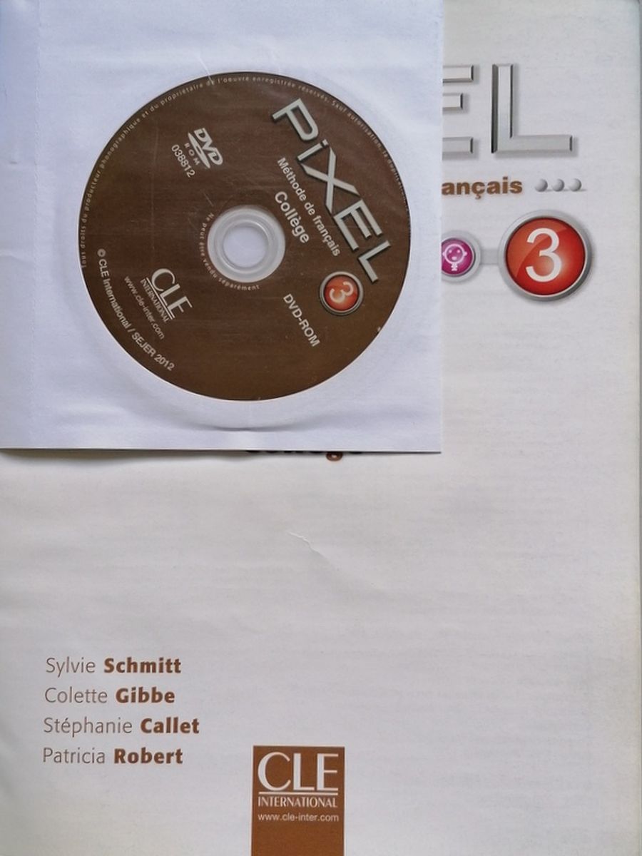Pixel College 3 Livre de l'eleve + cahier d'activites + DVD-ROM