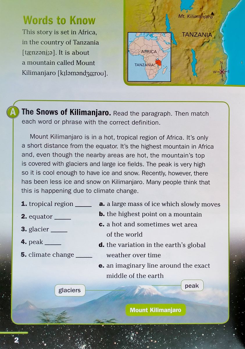Footprint Reading Library 1300 Headwords The Missing Snows of Kilimanjaro (B1)