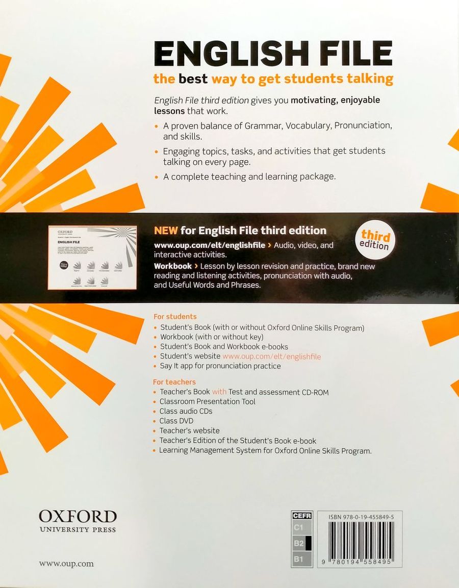 English File (3rd edition) Upper-Intermediate Workbook Without Key купить  недорого в интернет-магазине - RELOD | ISBN 9780194558495