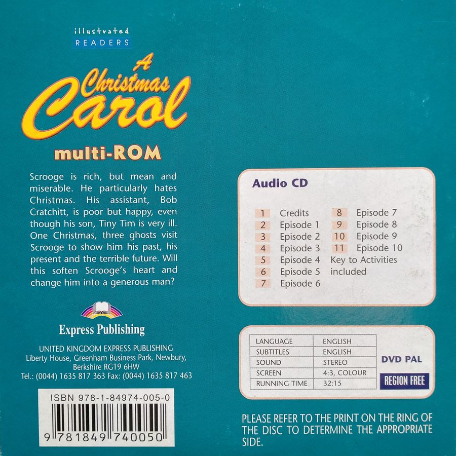 Illustrated Readers 4 A Christmas Carol Multi-ROM