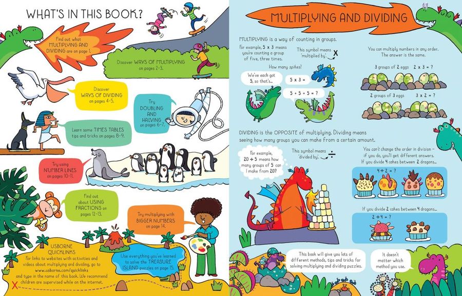 Usborne Lift the Flap Multiplying and Dividing