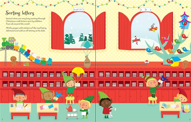 Santa's Elves Sticker Book