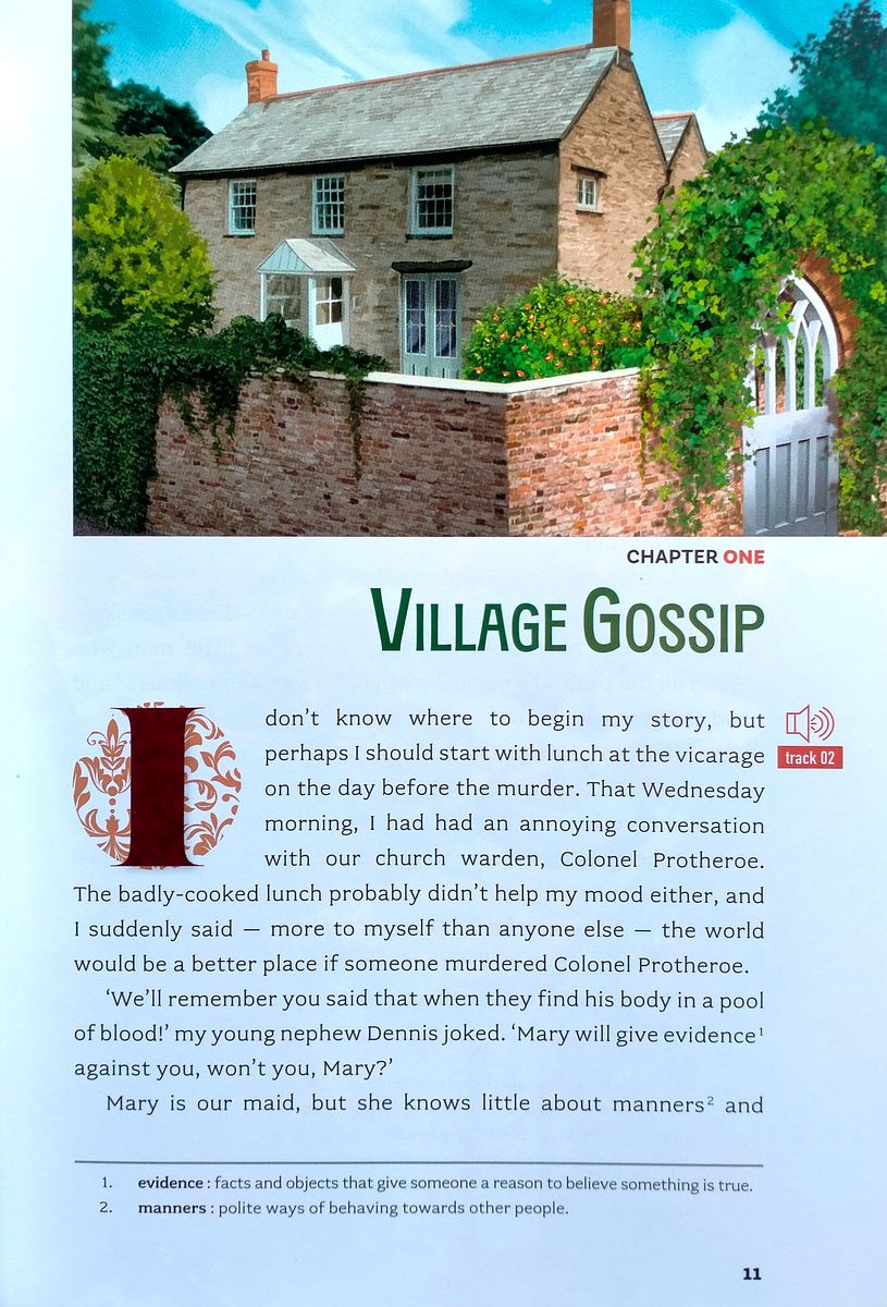Reading and Training Discovery 3 The Murder At The Vicarage with Audio