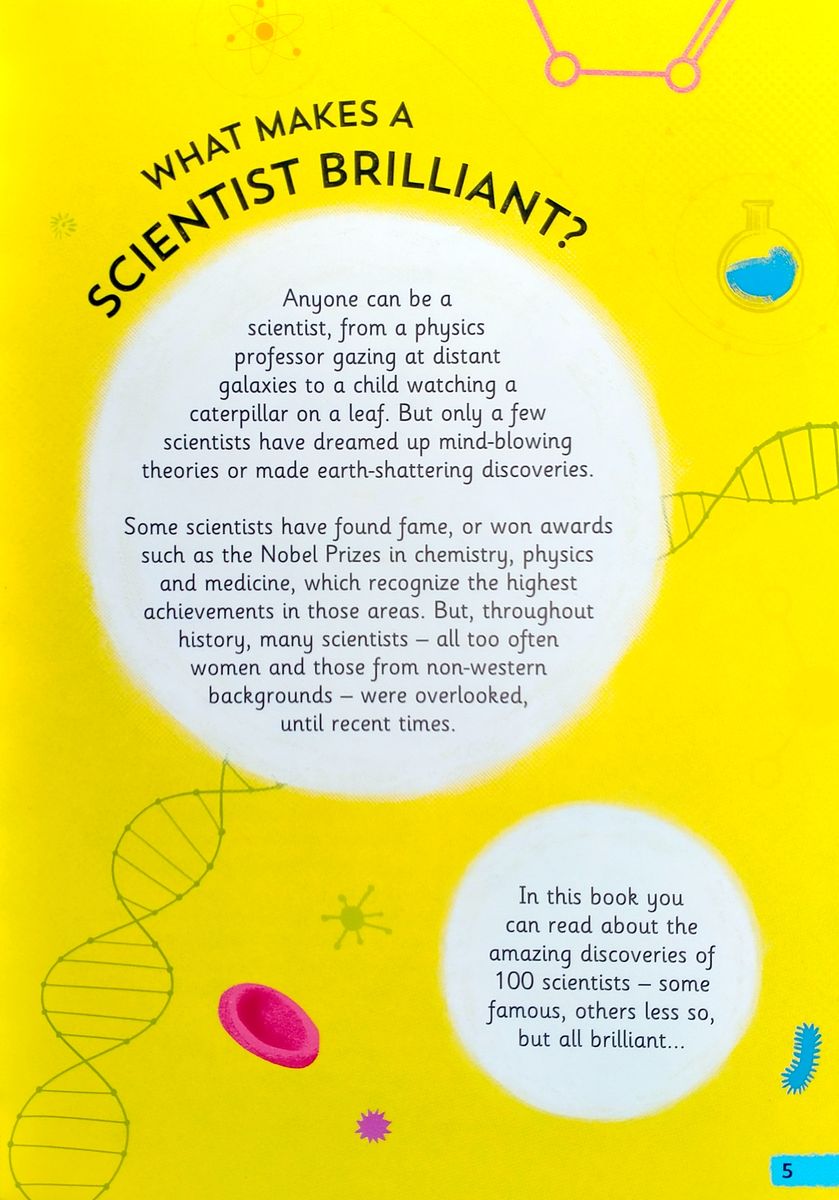 The Amazing Discoveries of 100 Brilliant Scientists