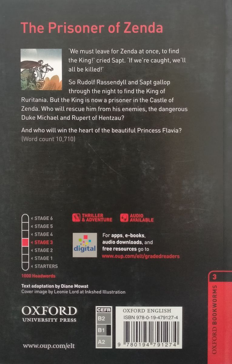 Oxford Bookworms Library 3 The Prisoner of Zenda with Audio Download (access card inside)