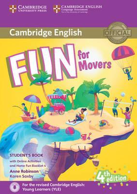 Fun for Movers 4th edition Student's Book with Online Activities with Downloadable Audio and Home Fun Booklet 4