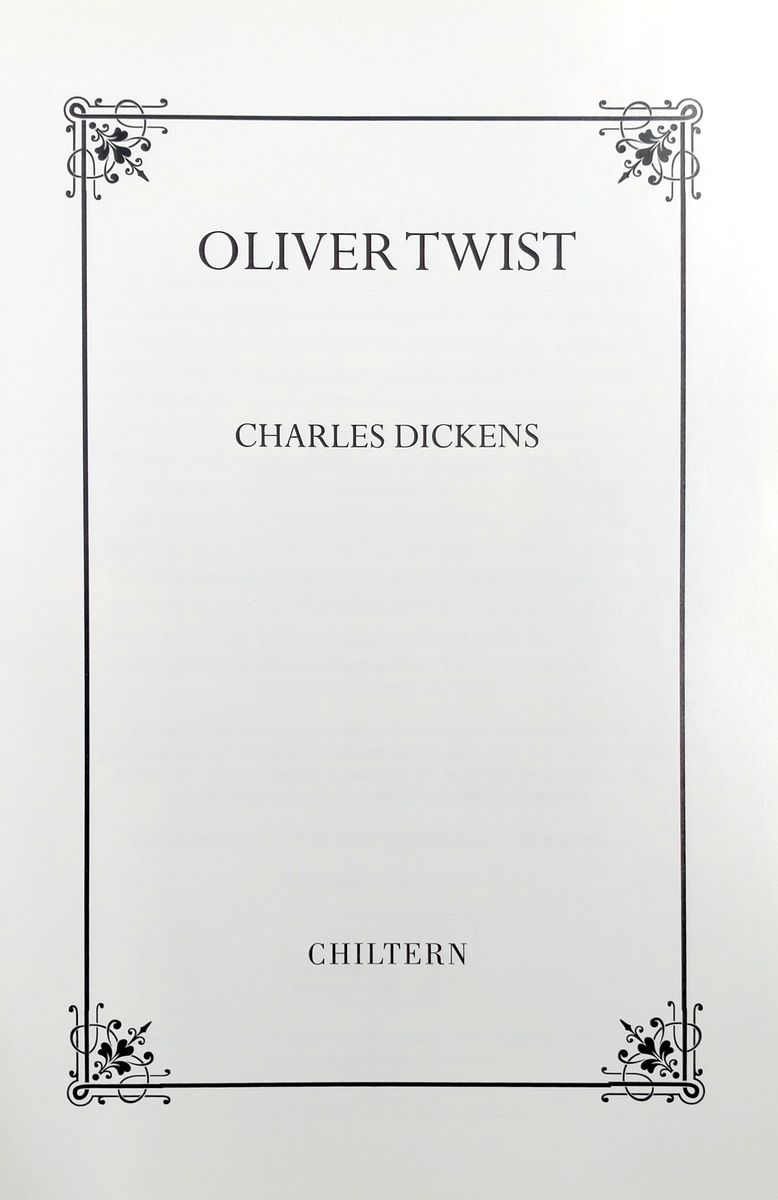 Oliver Twist (Chiltern Classic)