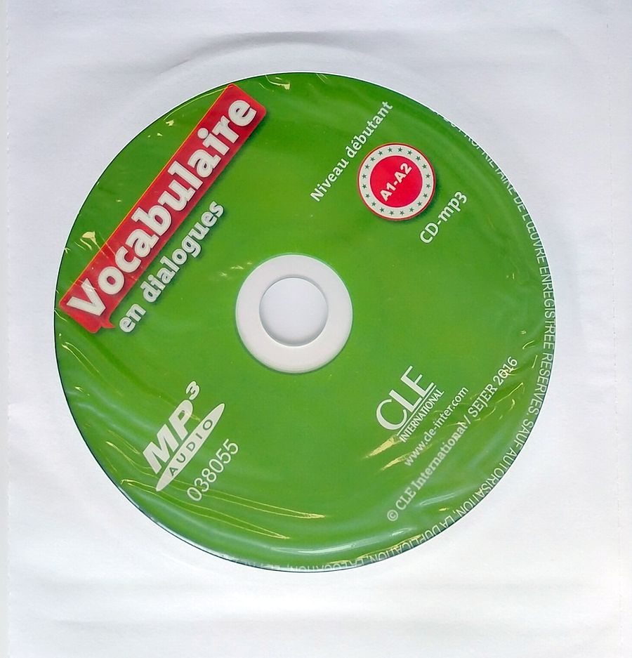 Vocabulaire en dialogues 2eme edition Debutant A1-A2 Livre + CD