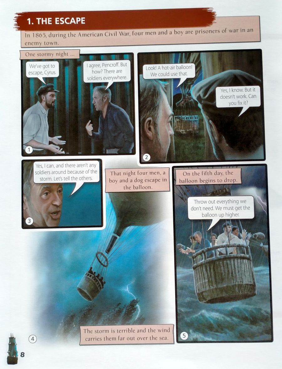 Illustrated Readers 2 The Mysterious Island