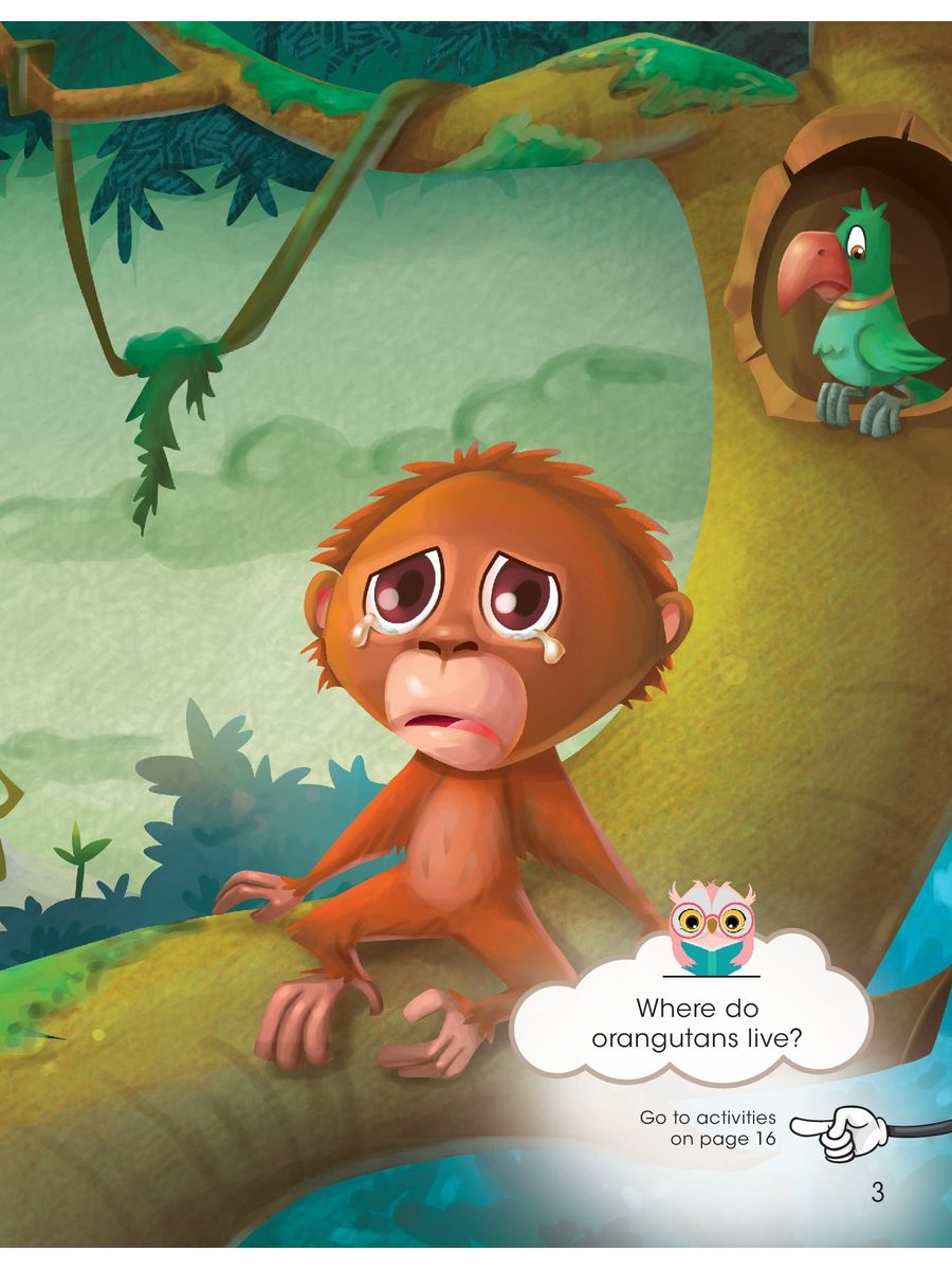 Short Tales 3 How Orangutans Got Their Fur Student's Book with Digibook