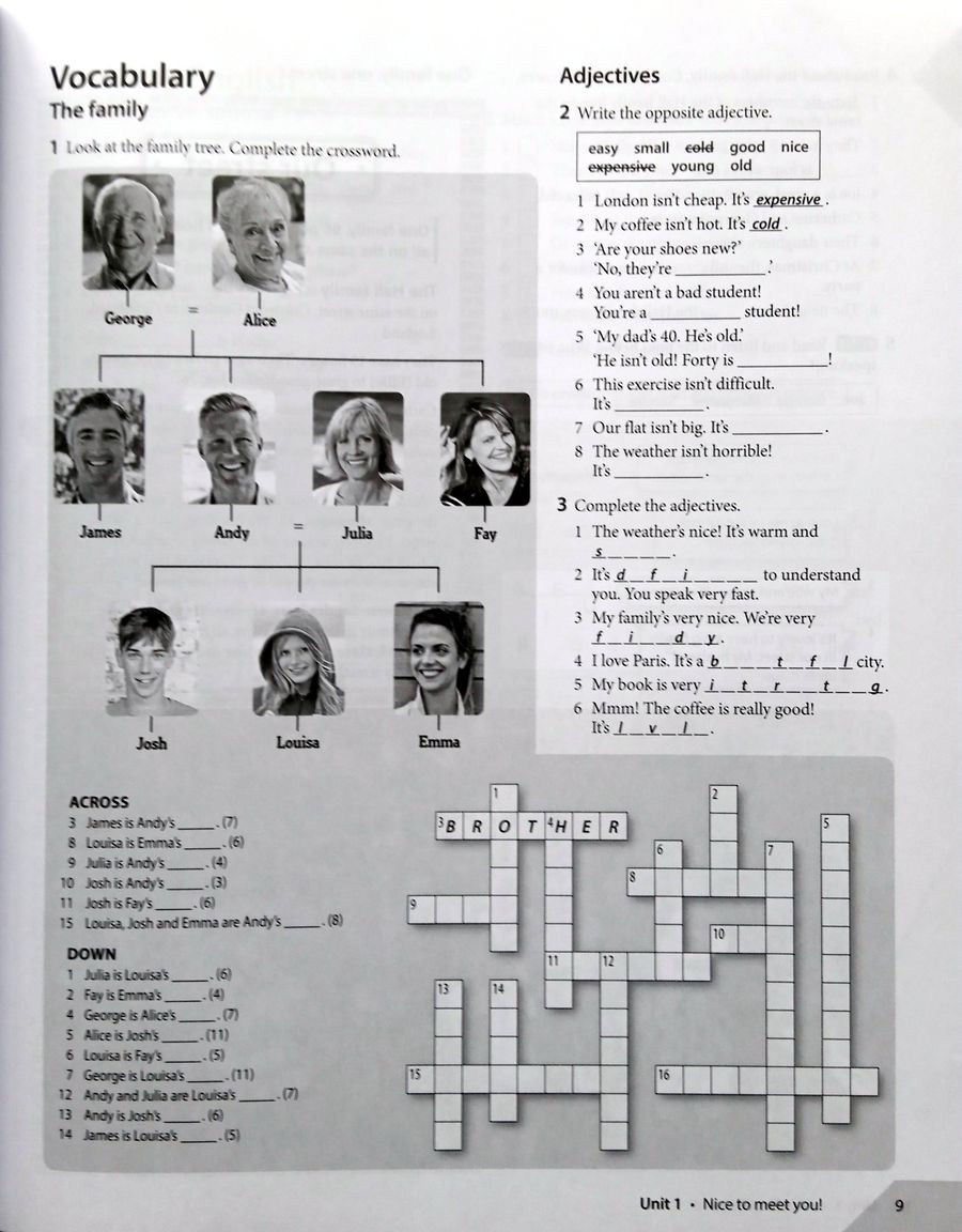 Headway (5th edition) Elementary Workbook with key