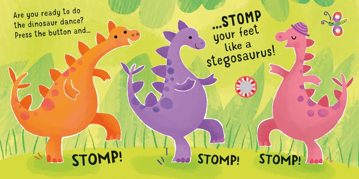 Usborne Sound Books Dance with the Dinosaurs