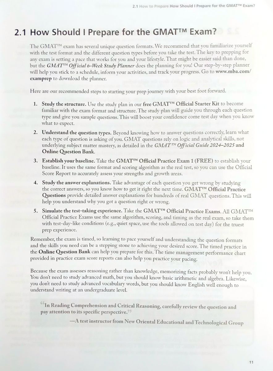 GMAT Official Guide Verbal Review 2024-2025 Book + Online Question Bank