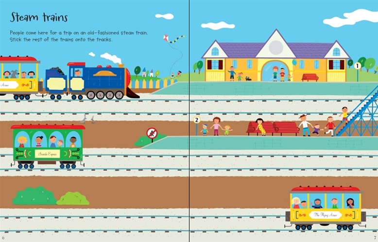 Usborne First Sticker Trains