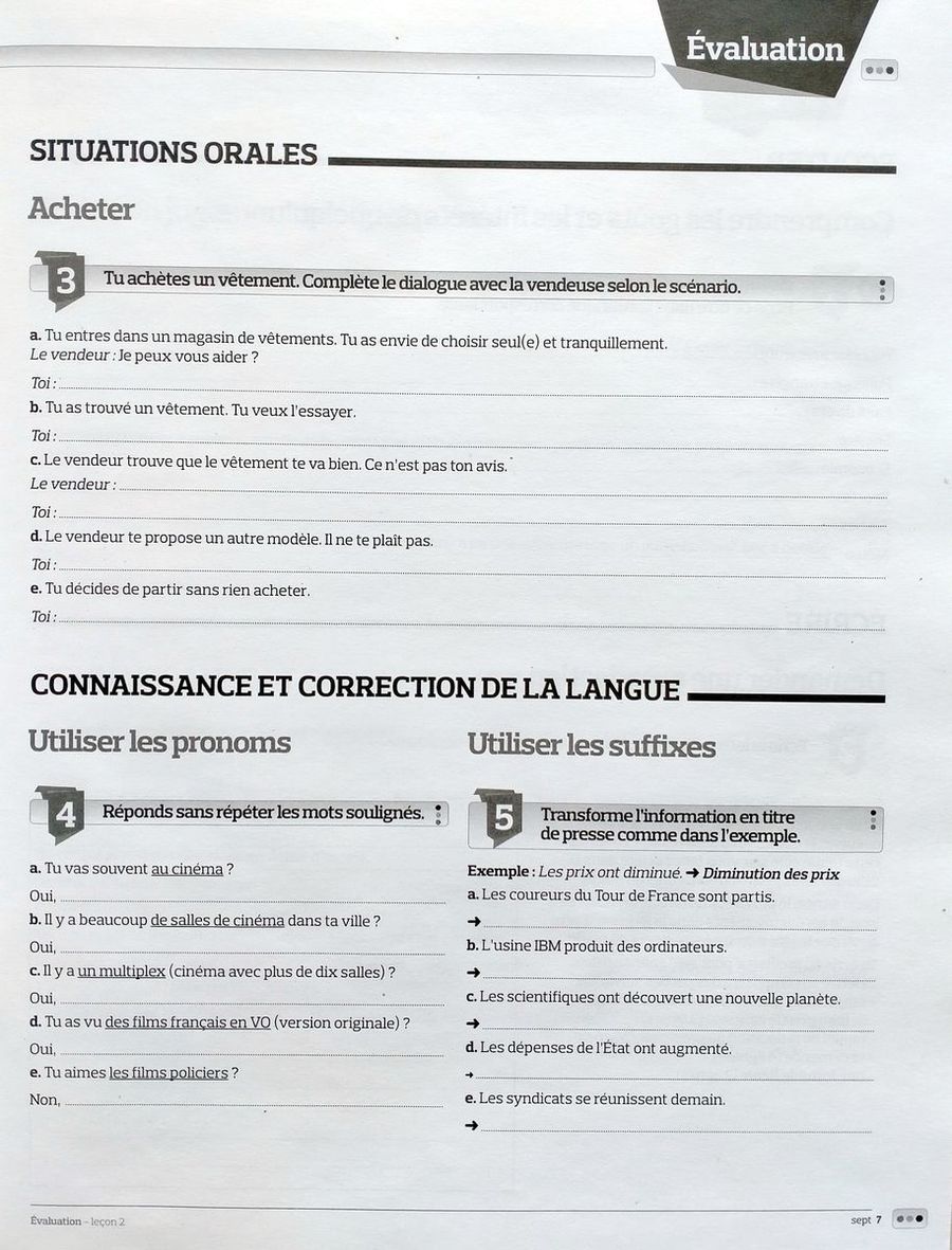 Echo Junior A2 Fichier d'evaluation + CD