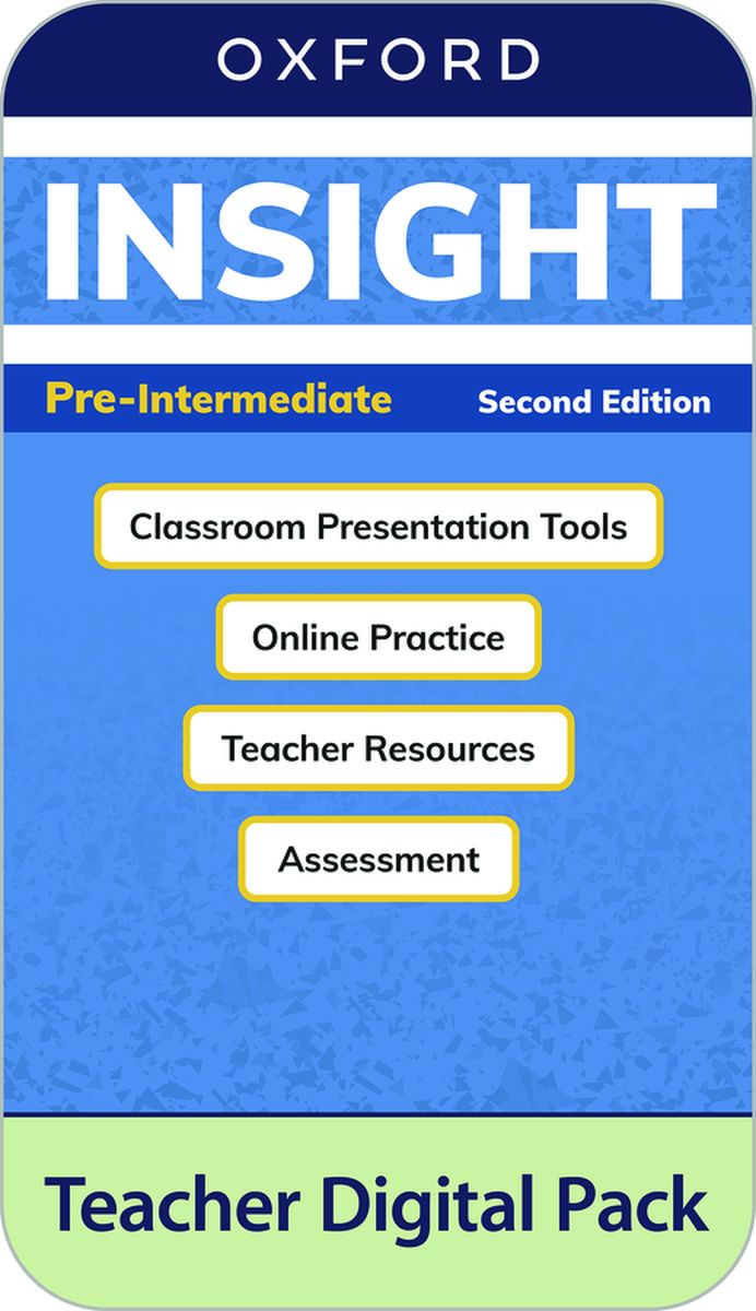 Insight  (2nd edition) Pre-Intermediate Teacher Digital Pack