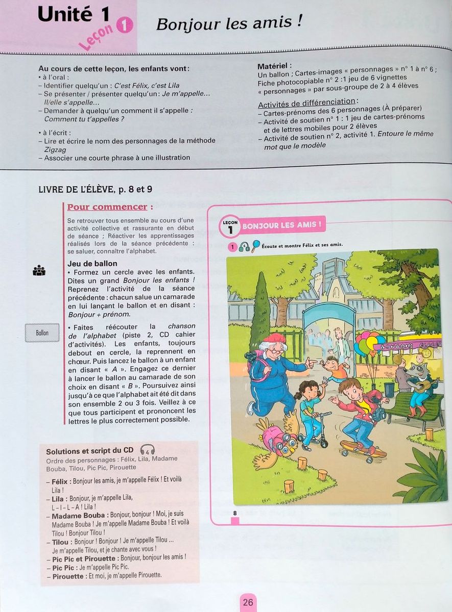 Zigzag Plus 1 A1.1 Guide pedagogique