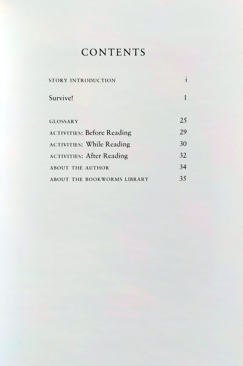 Oxford Bookworms Library  Starter Survive (Interactive)