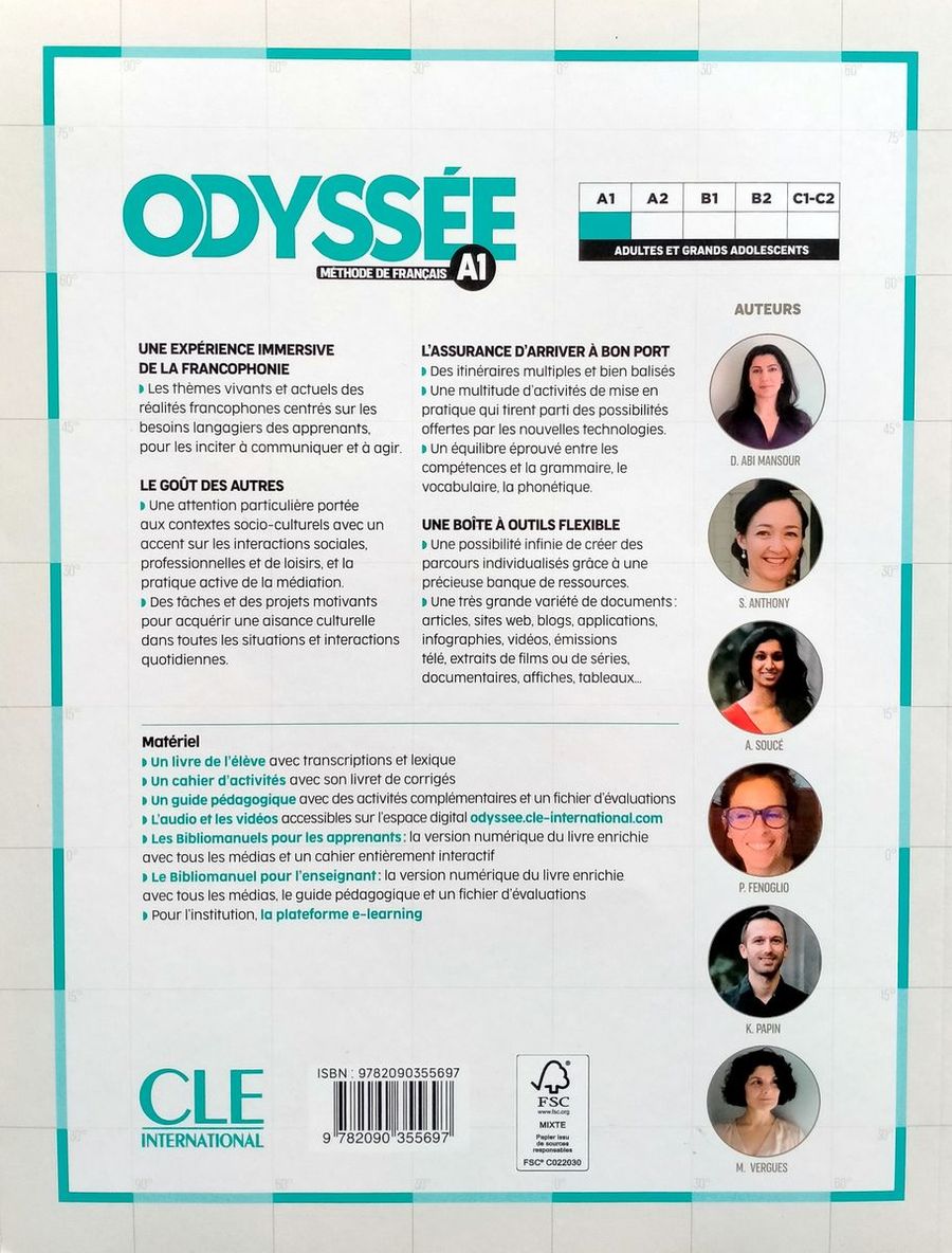 Odyssee A1 Livre de l'eleve + Audio en ligne