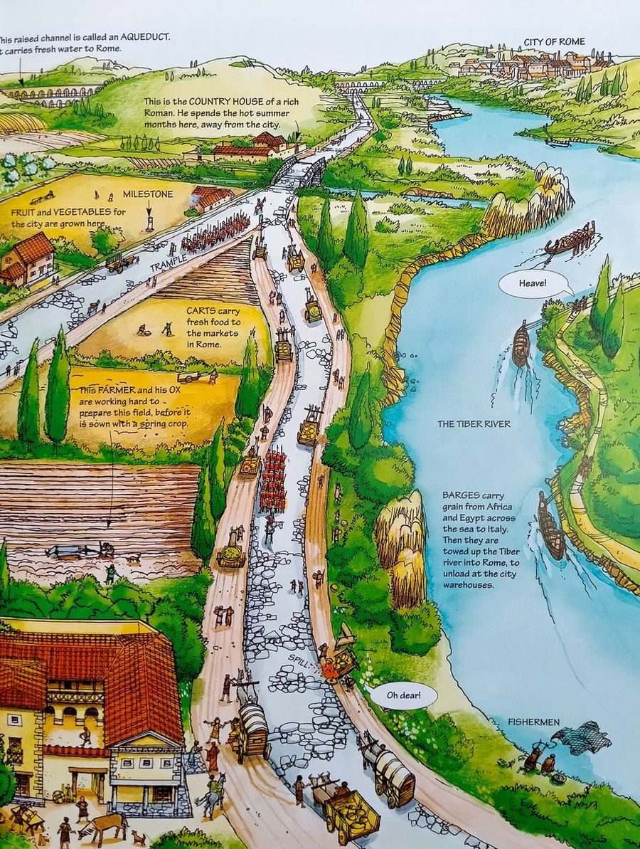 The Usborne Time Traveller Rome and Romans