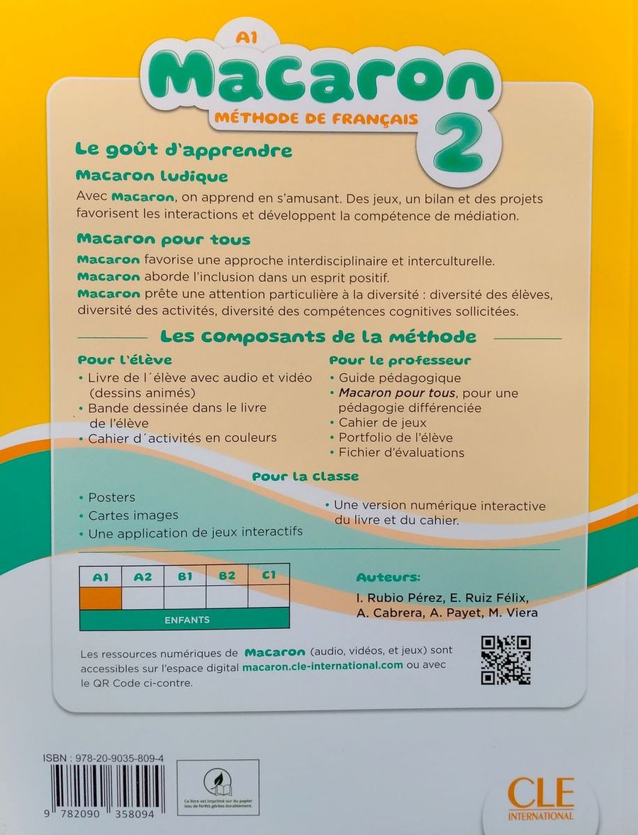 Macaron 2 A1 Cahier d'activites