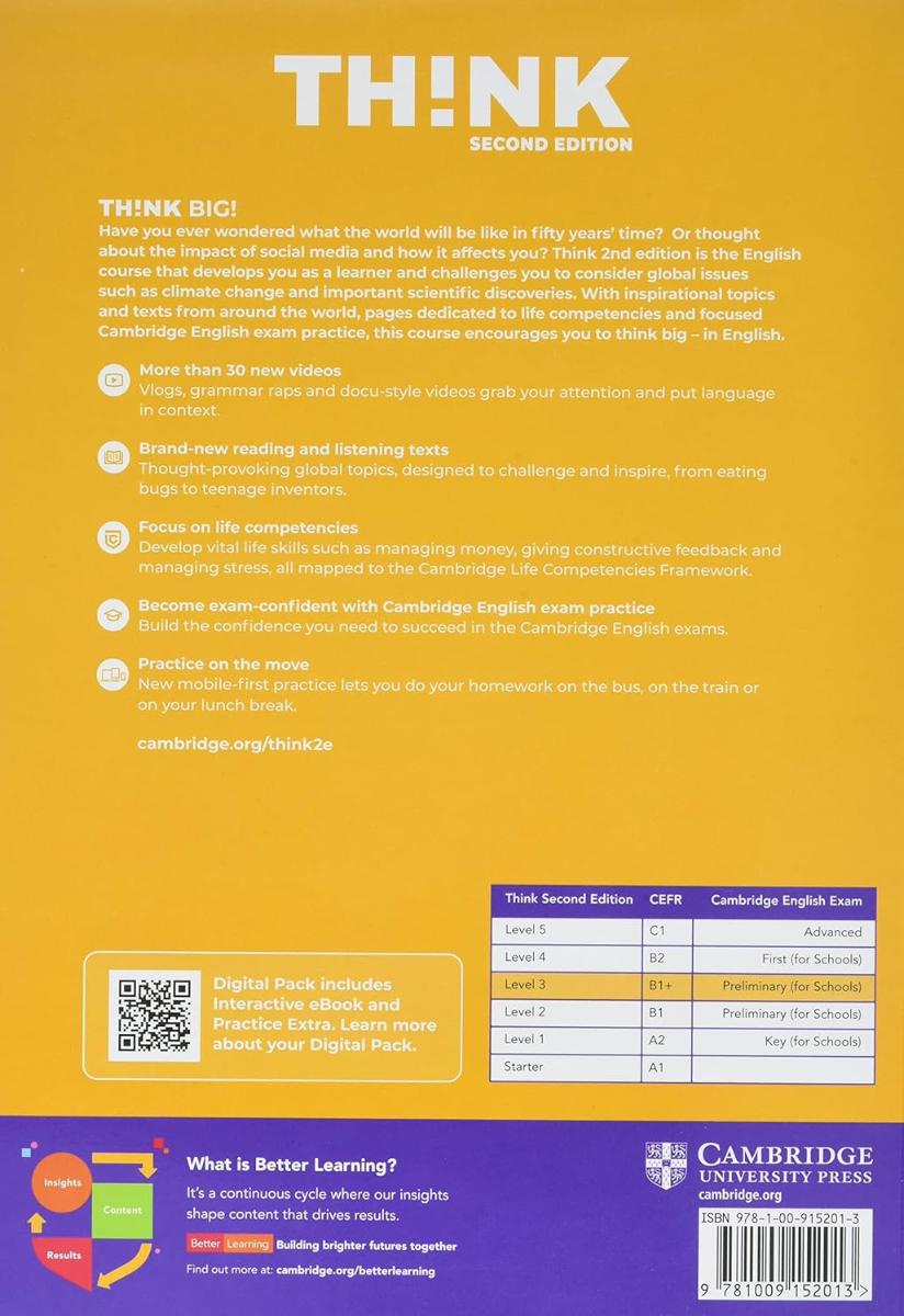 Think (2nd edition) 3 Student's Book with Workbook Digital Pack