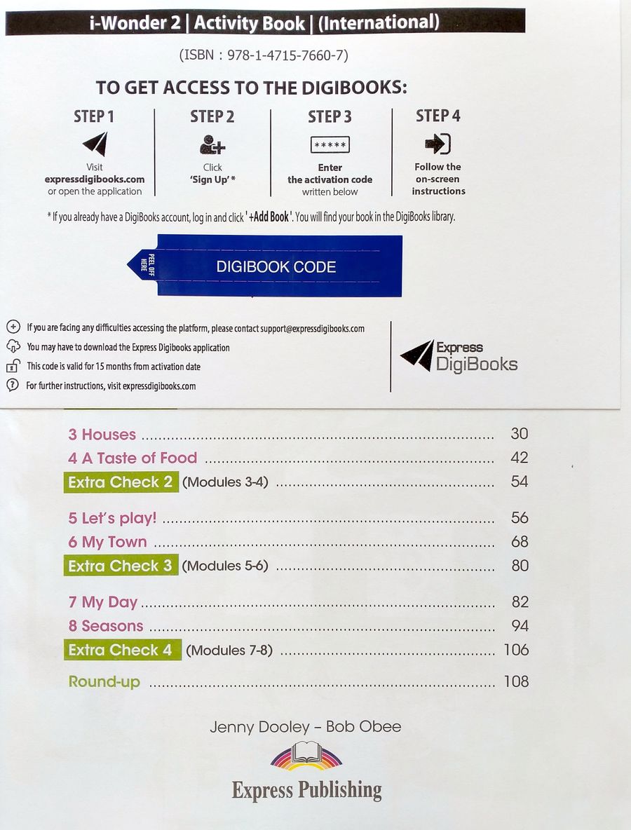 i Wonder 2 Activity Book with Digibook