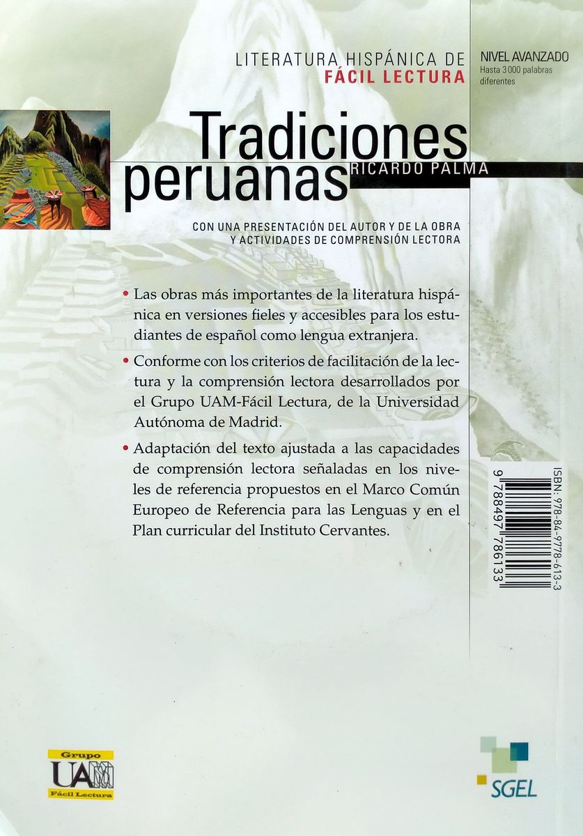 Literatura hispanica de Facil Lectura B2 Tradiciones peruanas + Audio