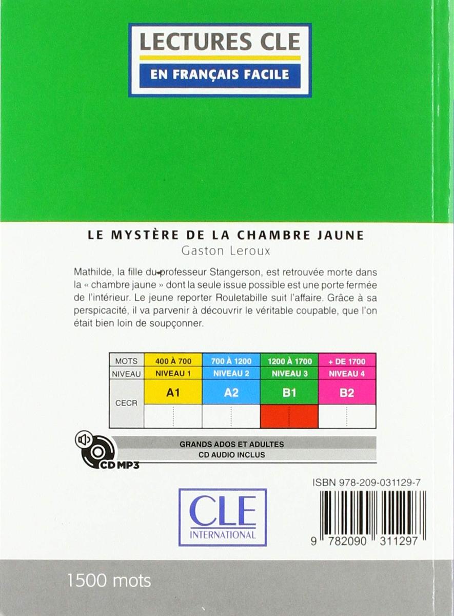 En Francais Facile 3 (B1) Le Mystere de la Chambre Jaune + CD
