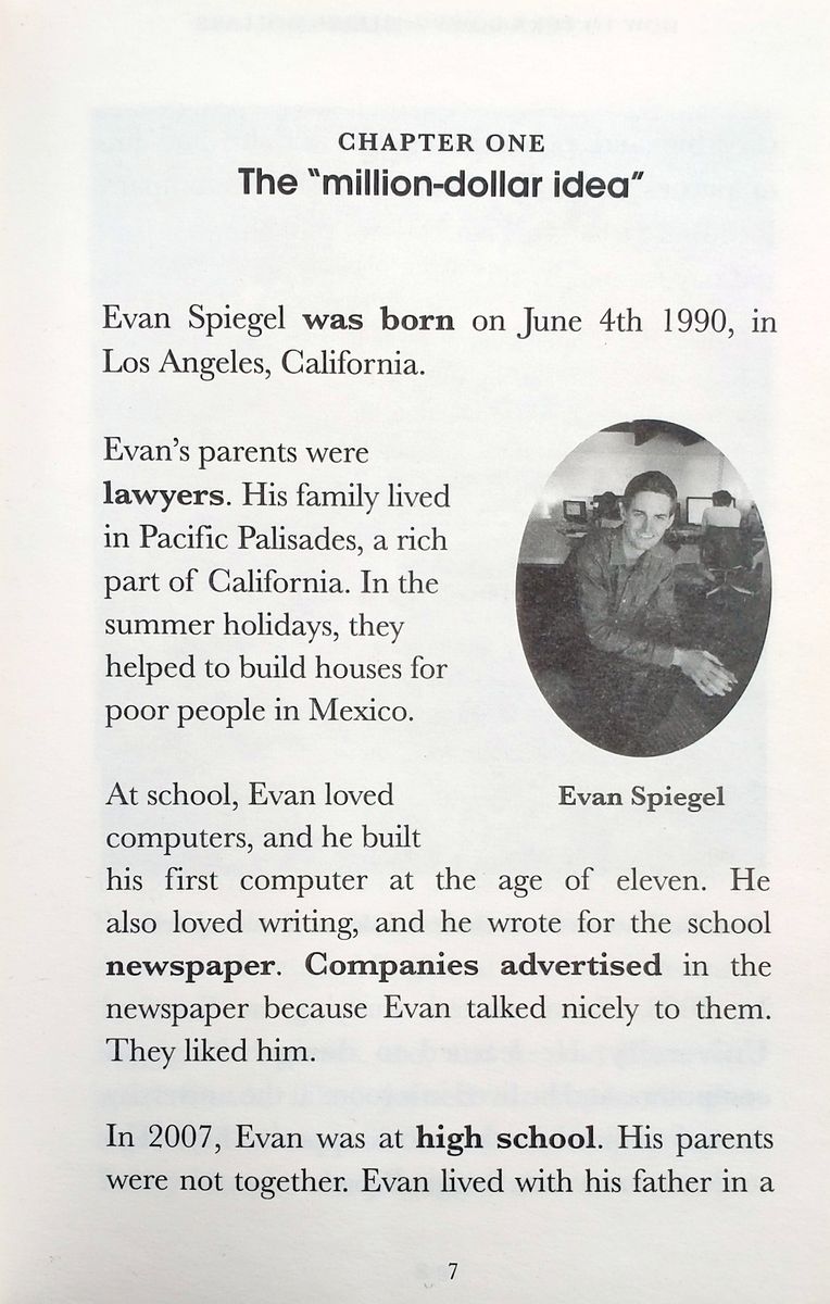 Penguin Readers 2 How to Turn Down a Billion Dollars The Snapchat Story