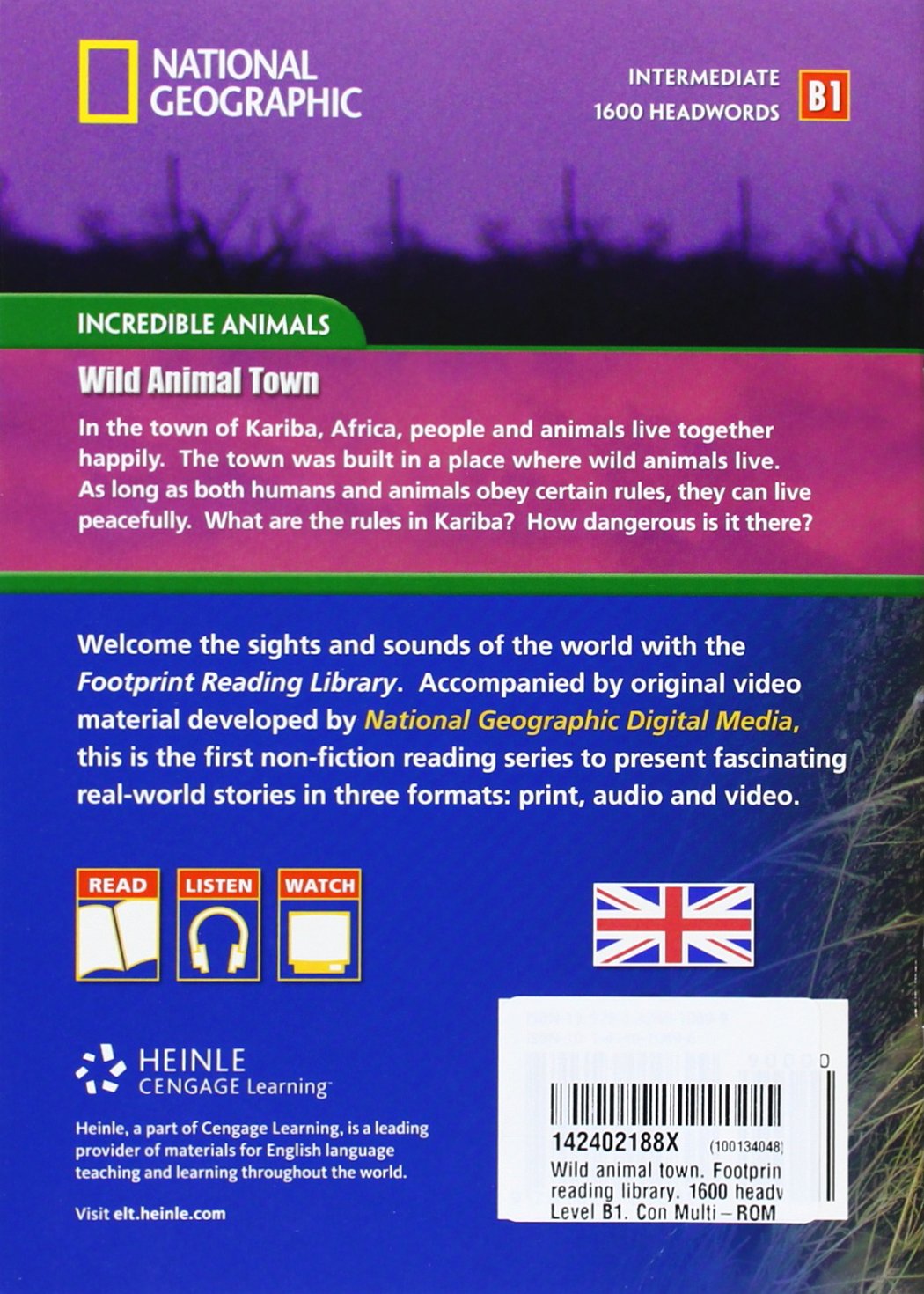 Headwords　ISBN　Wild　9781424010899　Animal　Reading　интернет-магазине　Library　купить　недорого　в　(B1)　Footprint　Town　1600　RELOD
