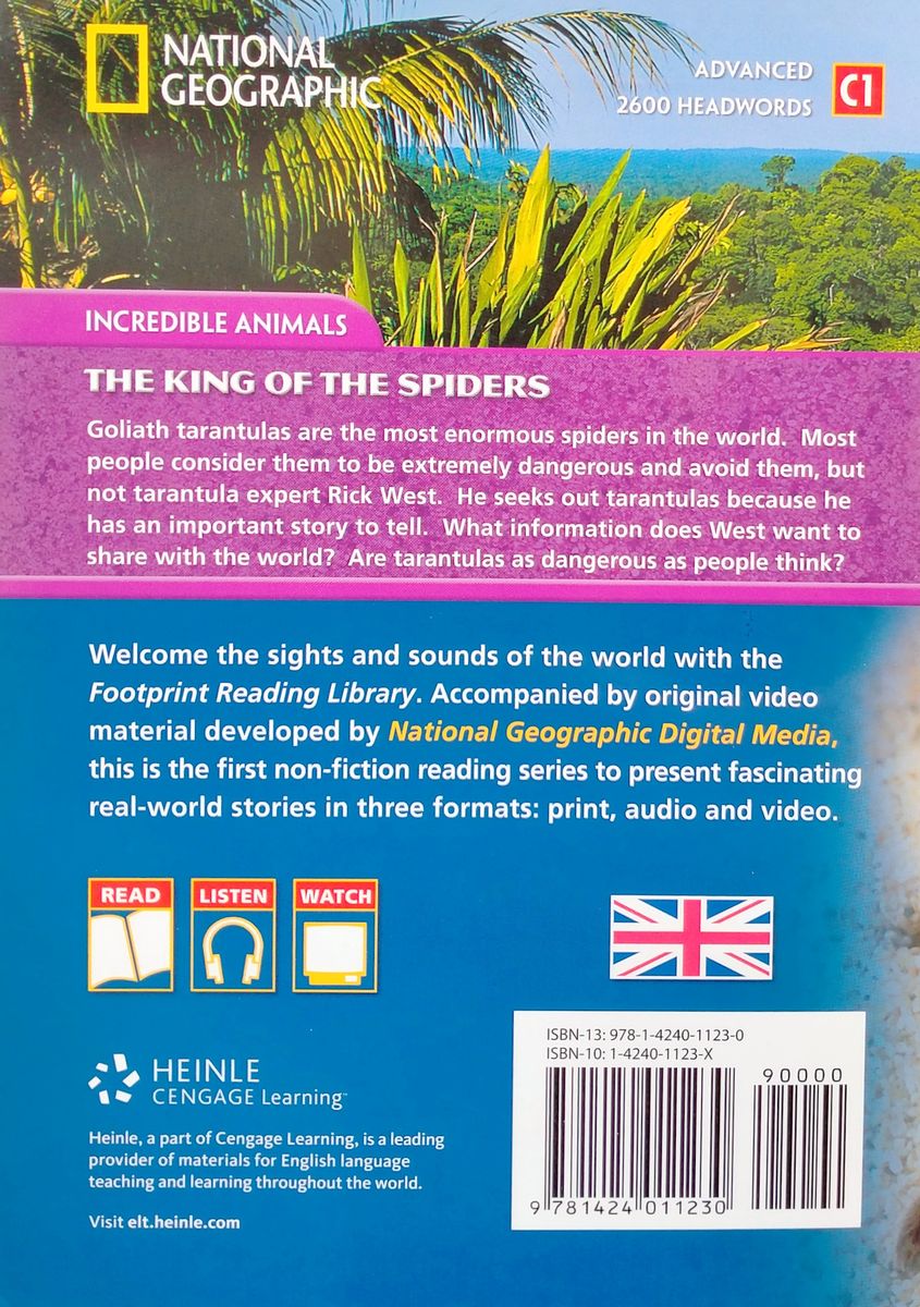 Footprint Reading Library 2600 Headwords The King of the Spiders (C1)