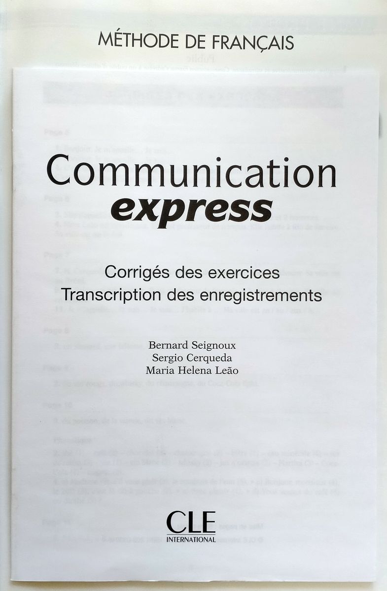 Communication Express livre de l'eleve