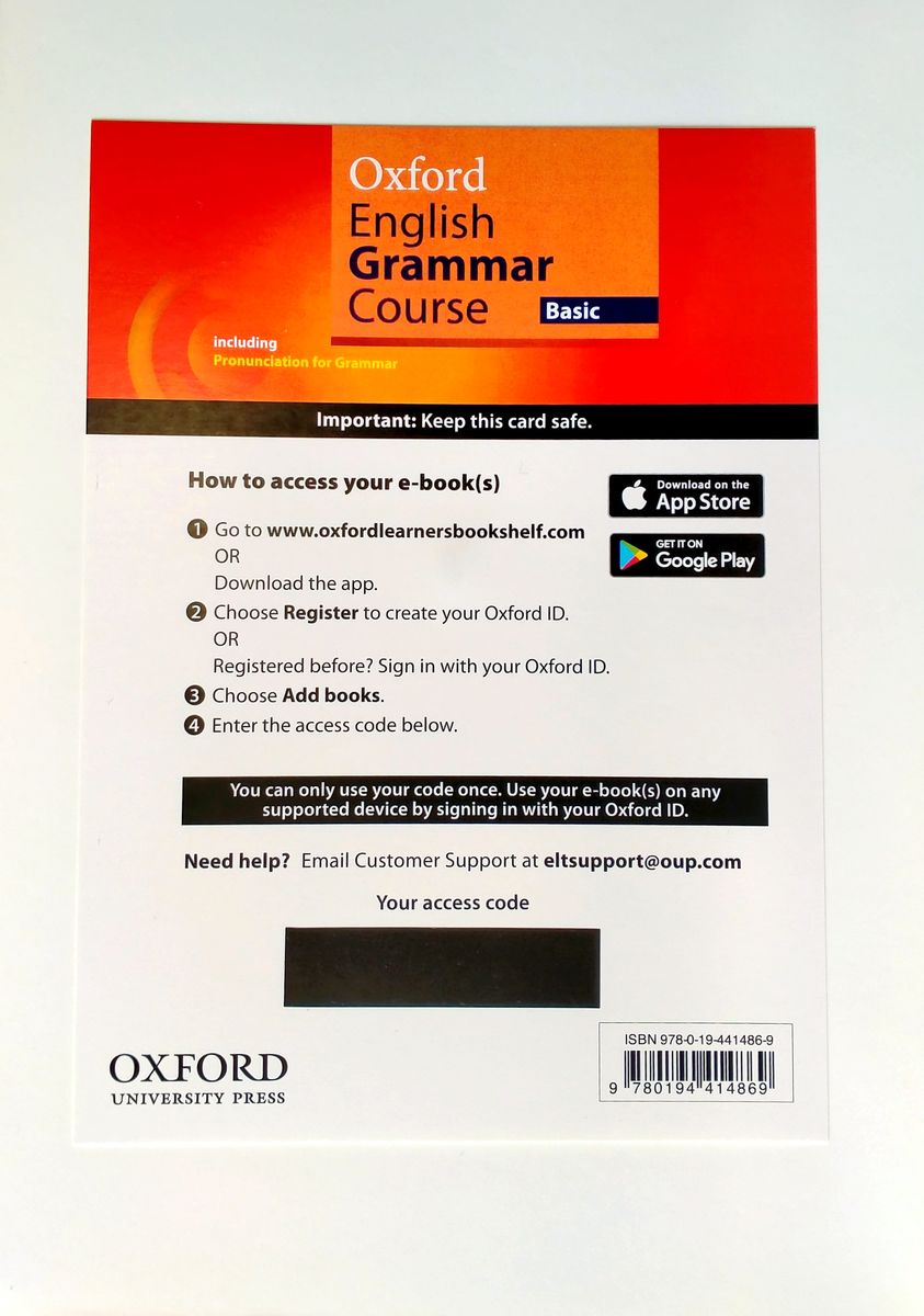 Oxford English Grammar Course Basic with Answers and e-Book