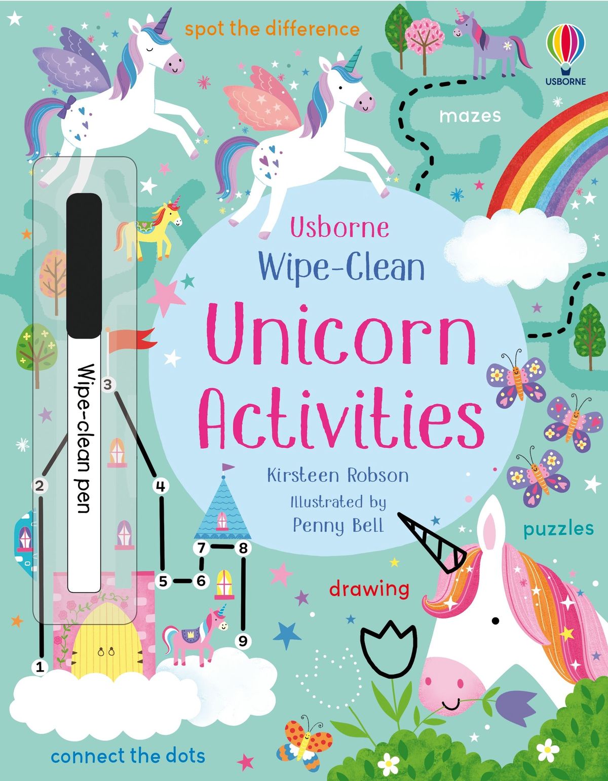 Usborne Wipe-Clean Unicorn Activities