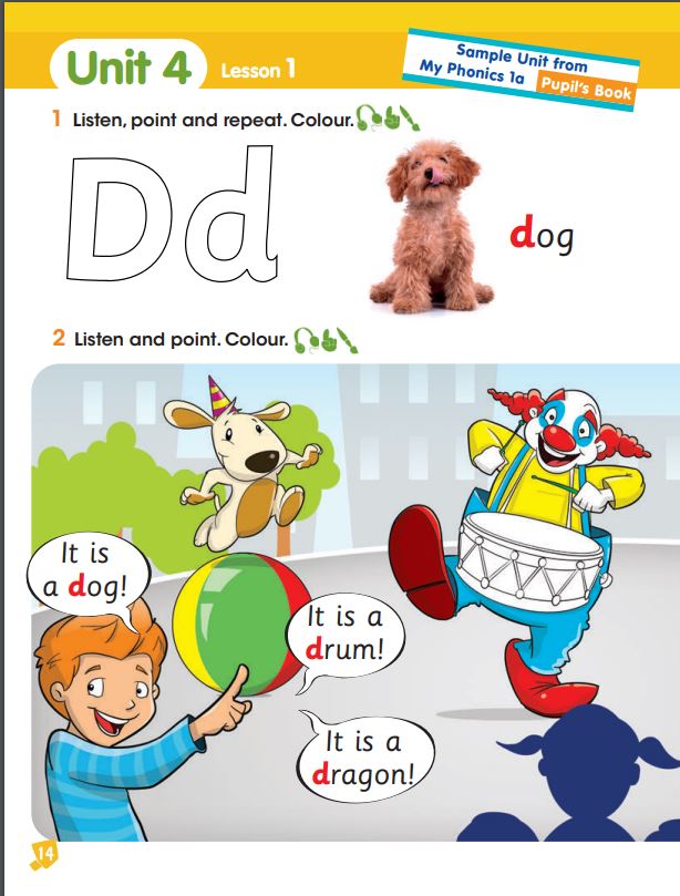 My Phonics 1 The Alphabet Pupil's Book Digibook Application