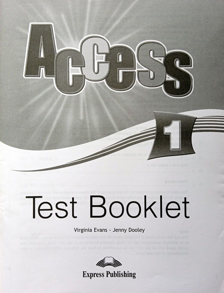 Access 1 Test Booklet