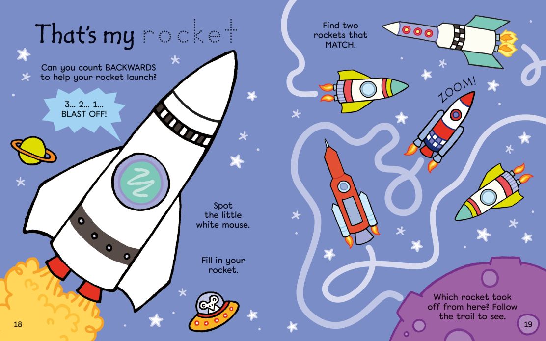 Usborne That's not my Things That Go Activity Book