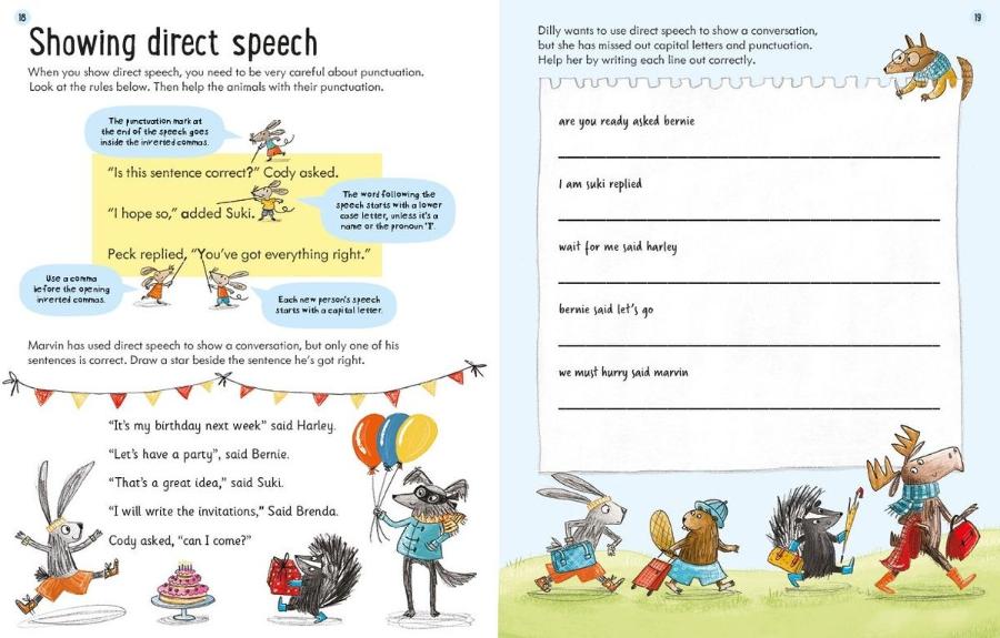 Usborne Workbooks Grammar and Punctuation 8-9