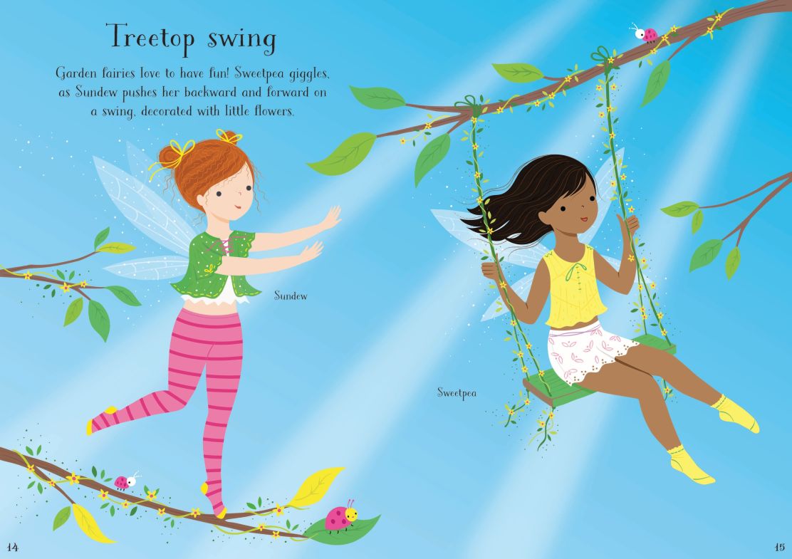 Usborne Little Sticker Dolly Dressing Garden Fairy