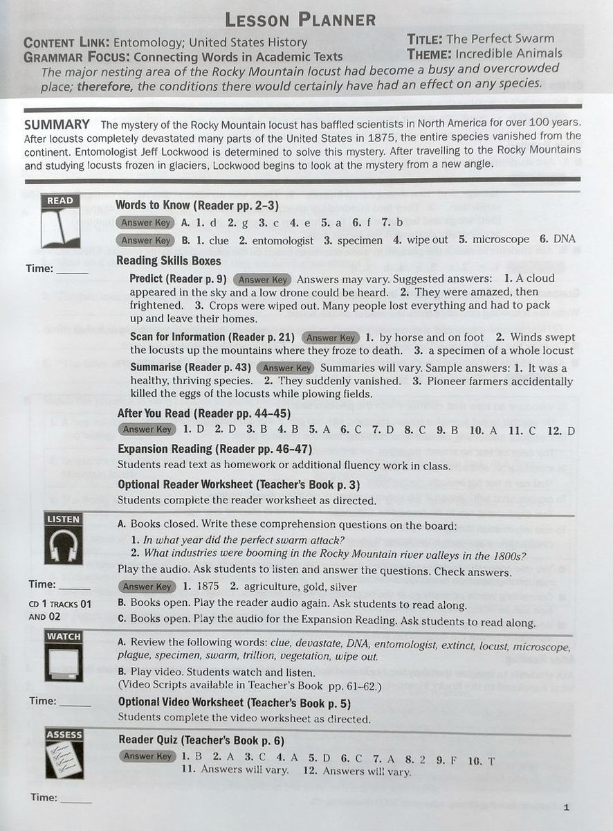 Footprint Reading Library 3000 Headwords Teacher's Book (C1)