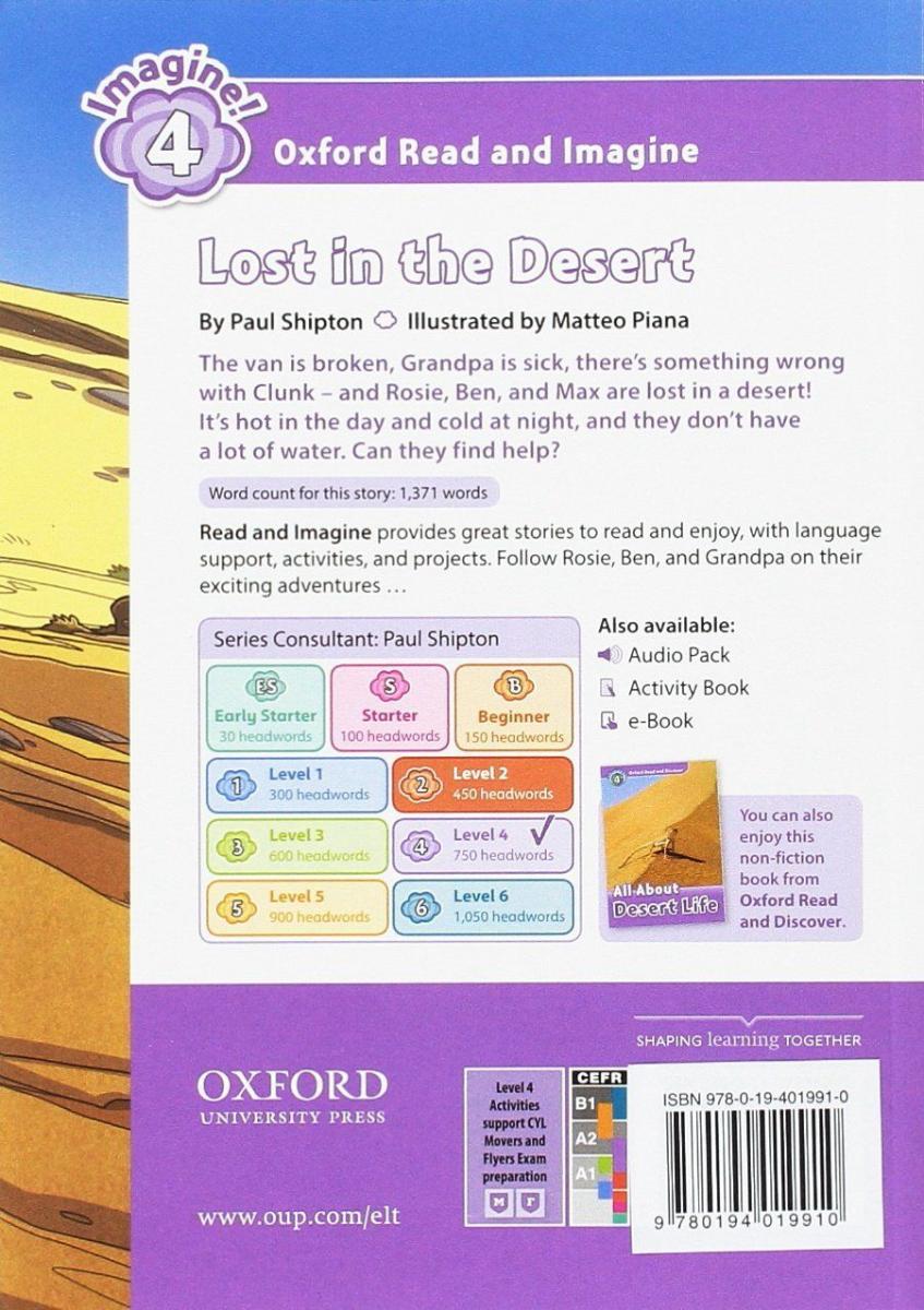 Oxford Read and Imagine 4 Lost in the Desert with Audio Download (access card inside)