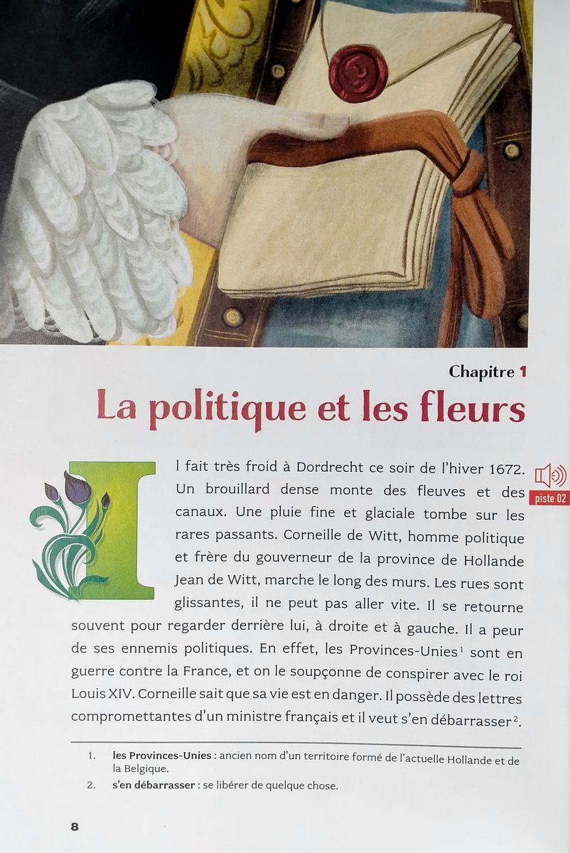 Lire et s'entrainer A1 La tulipe noire + Audio