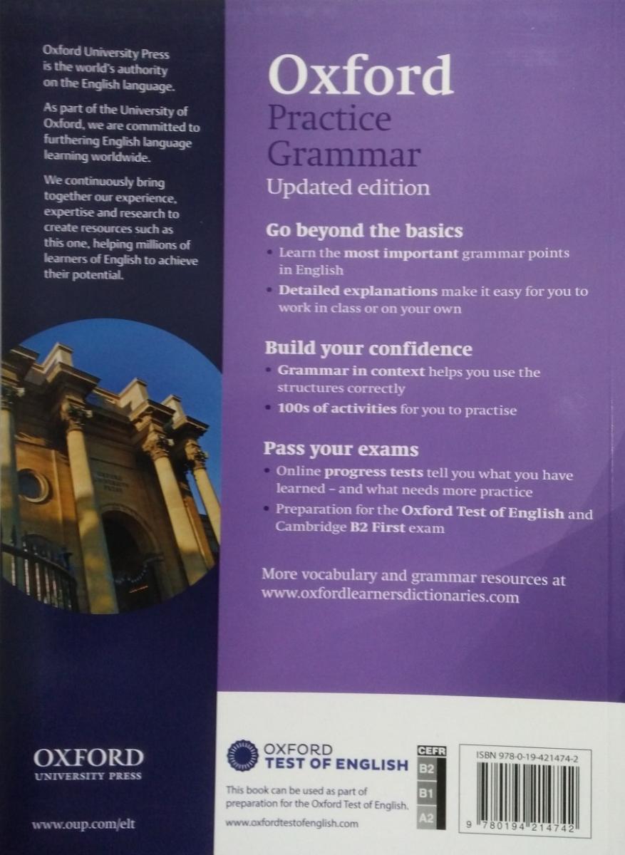 Oxford Practice Grammar Intermediate with answers купить недорого в  интернет-магазине - RELOD | ISBN 9780194214742