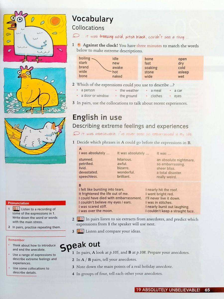 Clockwise Advanced Classbook