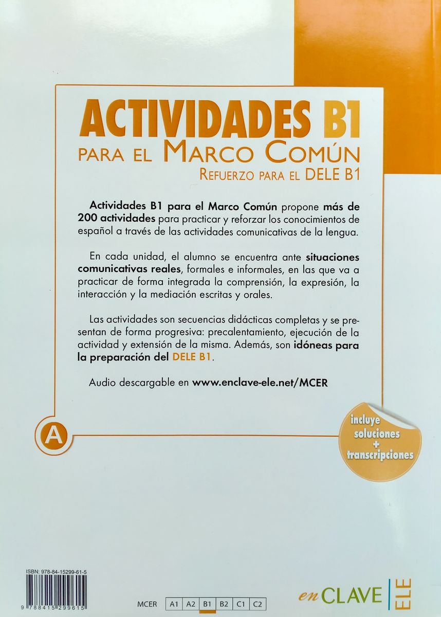 Actividades para el Marco Сomun B1 + Audio Descargable