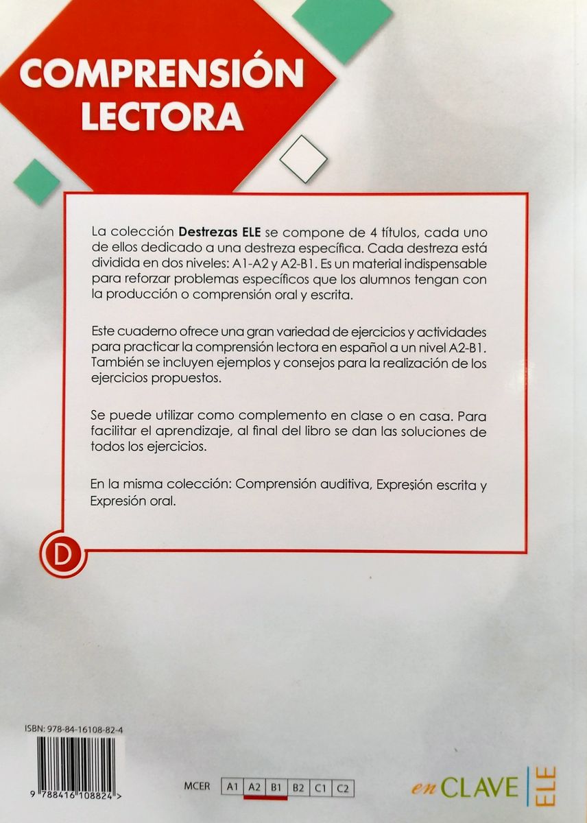 Destrezas ELE A2-B1 Comprension lectora