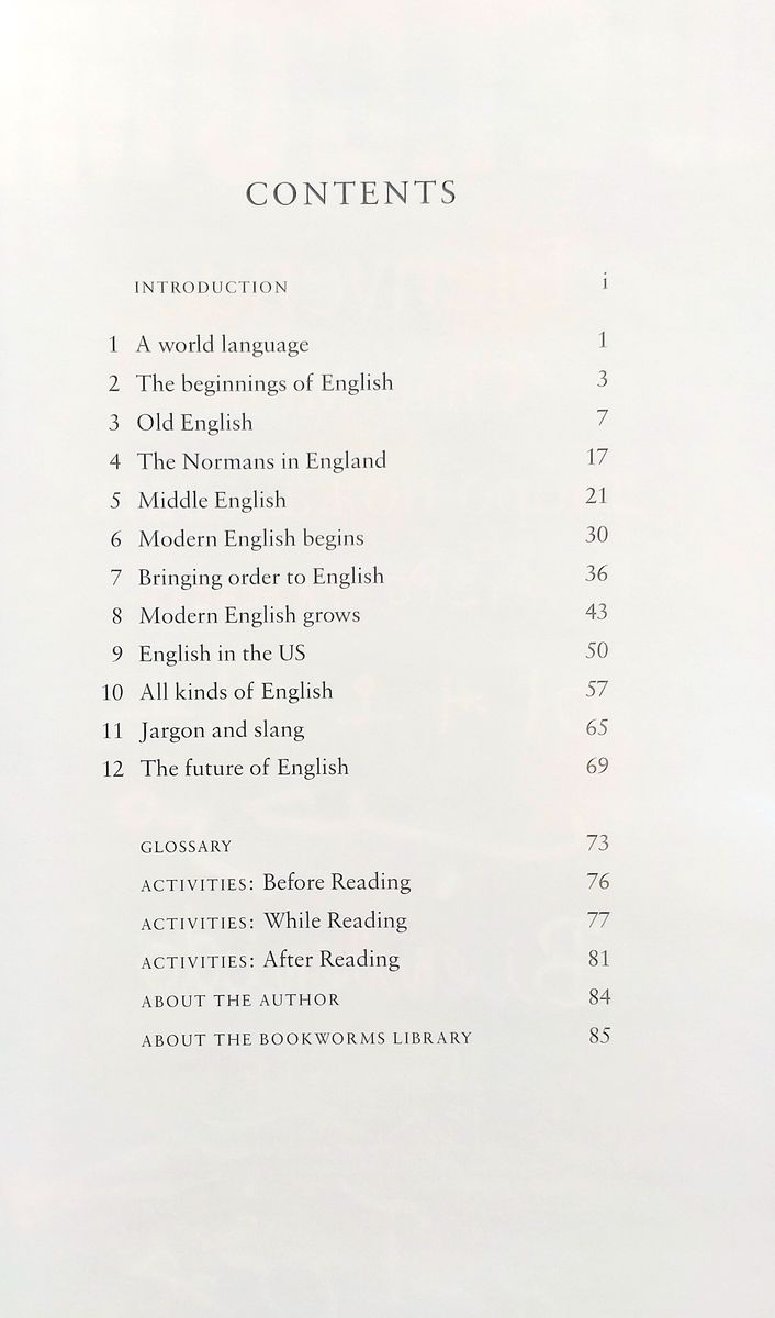 Oxford Bookworms Factfiles 4 The History of the English Language