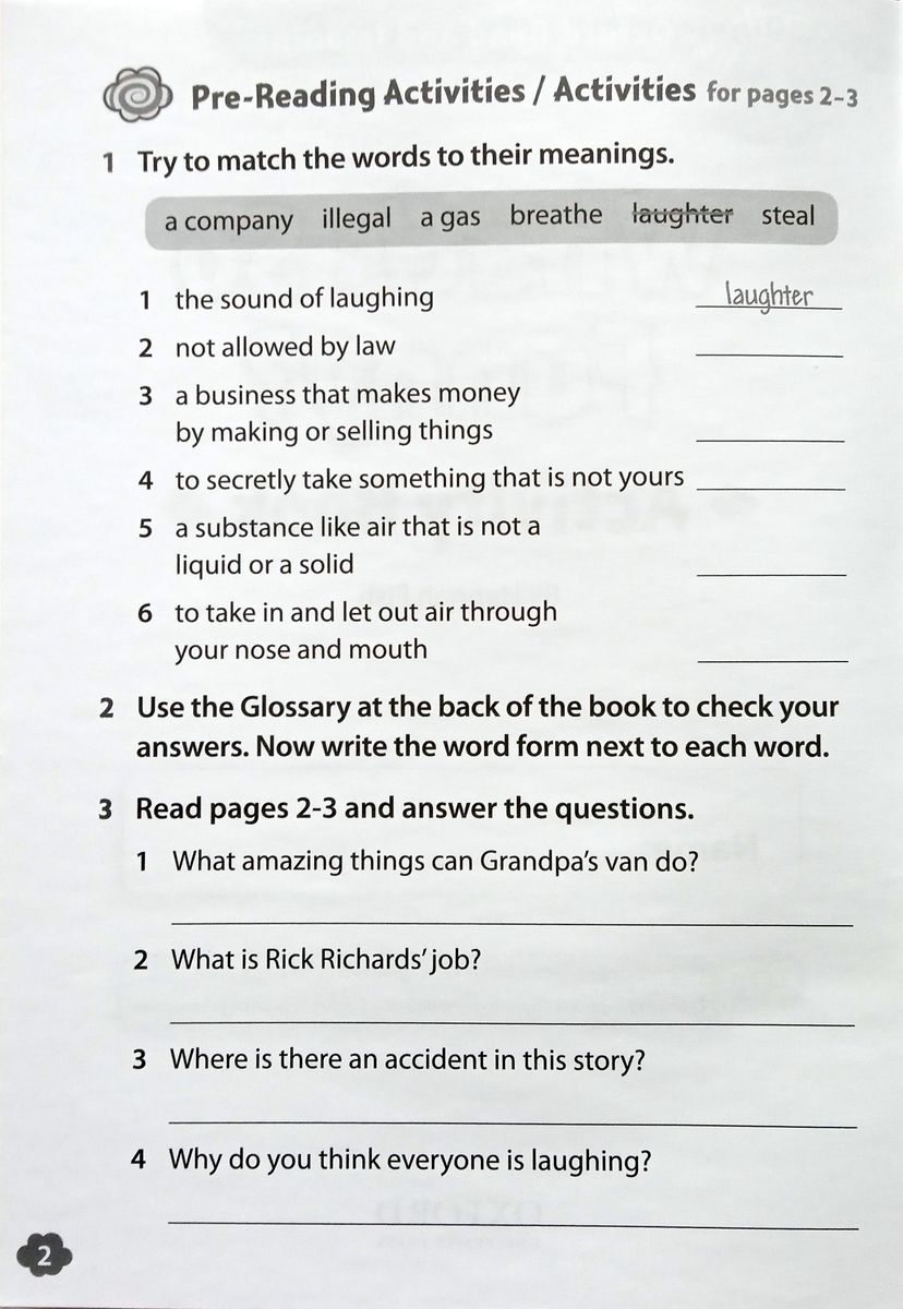 Oxford Read and Imagine 6 What's So Funny Activity Book